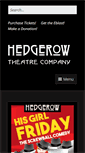 Mobile Screenshot of hedgerowtheatre.org